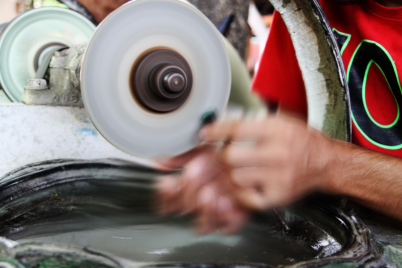 craft, grind, move, work, tool, grinding stone, handyman, machine, workshop, hands, man